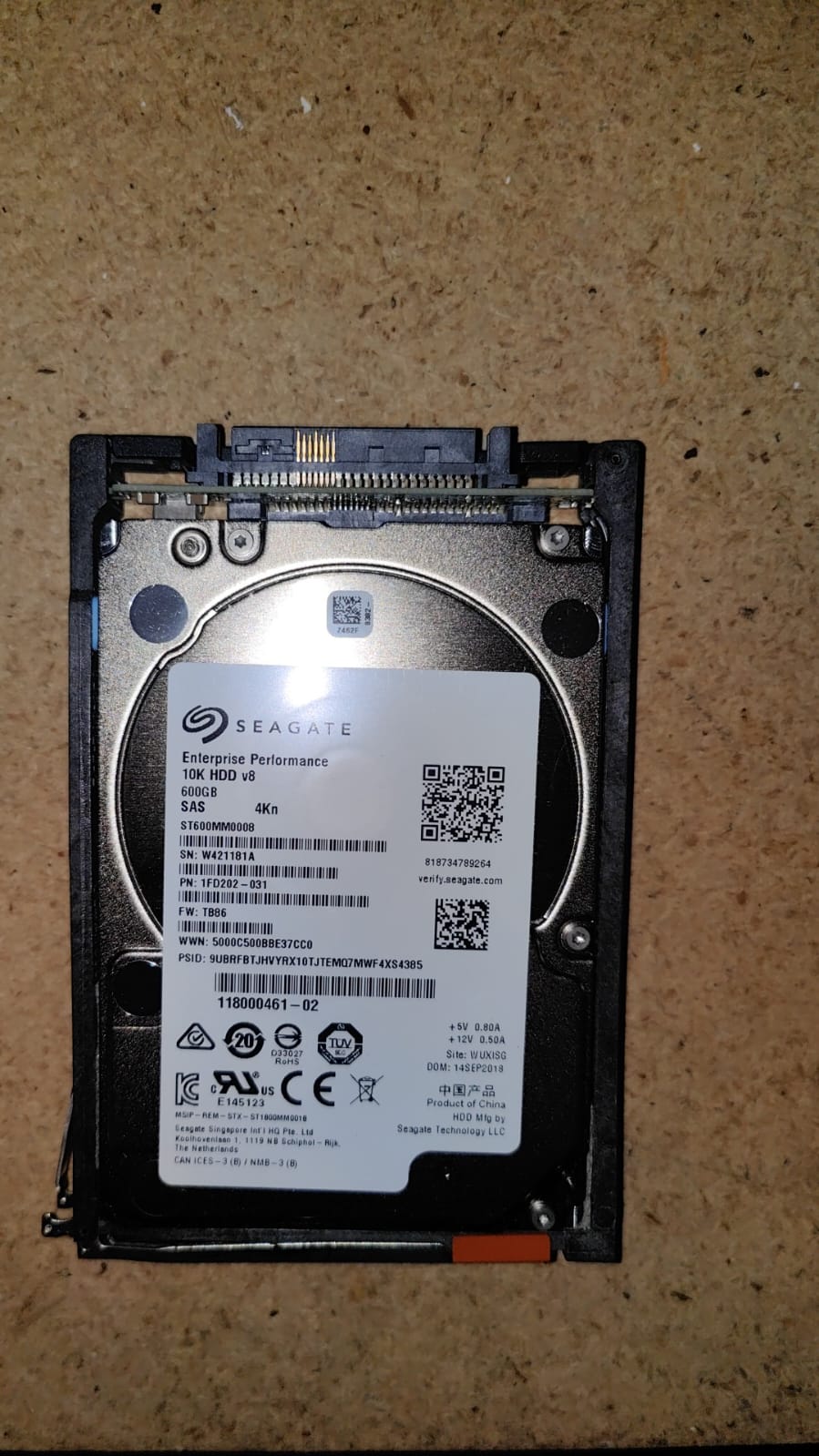 EMC 600GB 10K SAS 2.5" 12G UNITY 2nd :: Alt () Other //