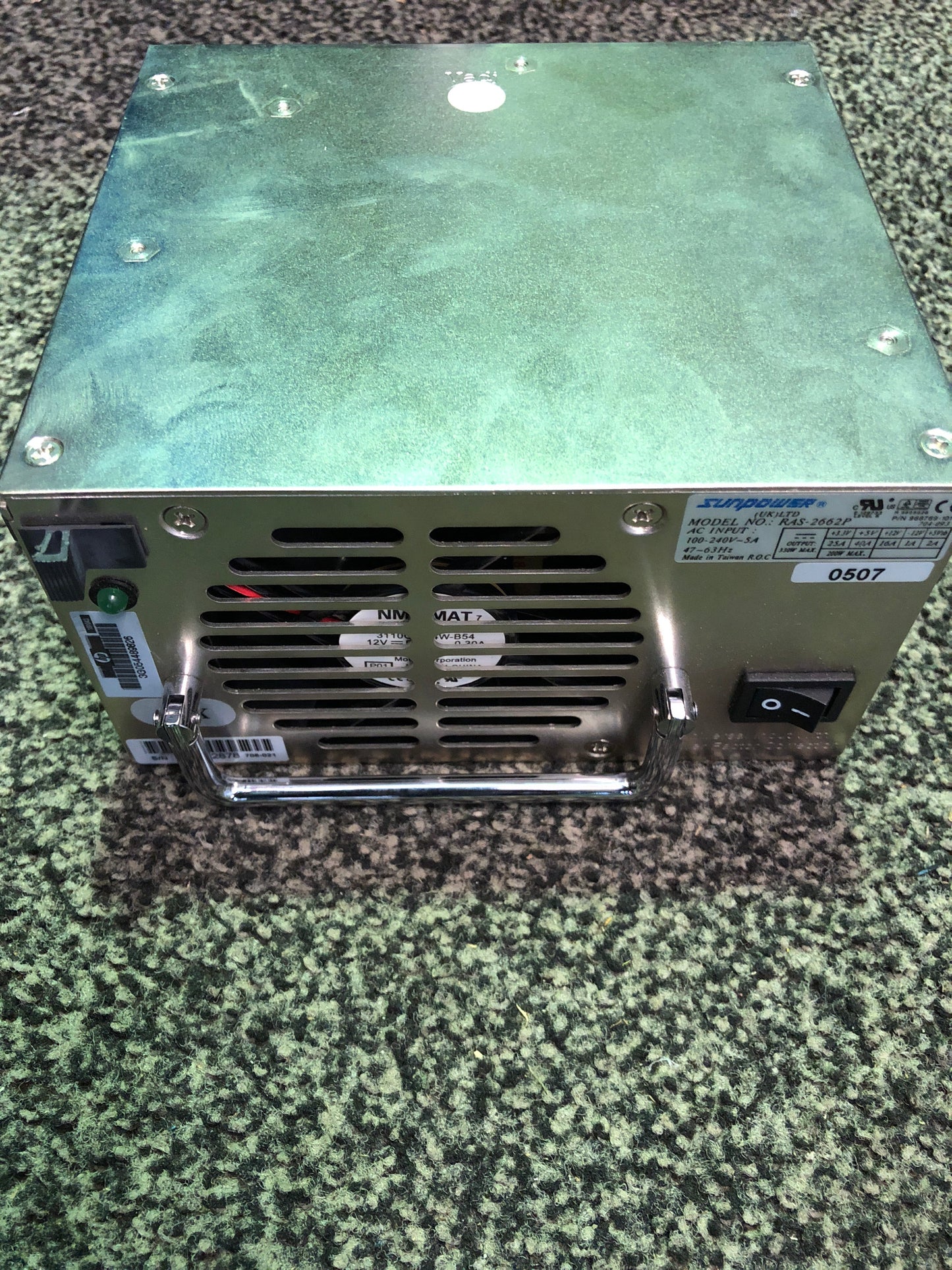 PSU HP 100-240V 47-63Hz MSL5000 Series Power Supply 231668-001 PN RAS-2662P 412493-001 2nd :412493-001: Alt () Other //