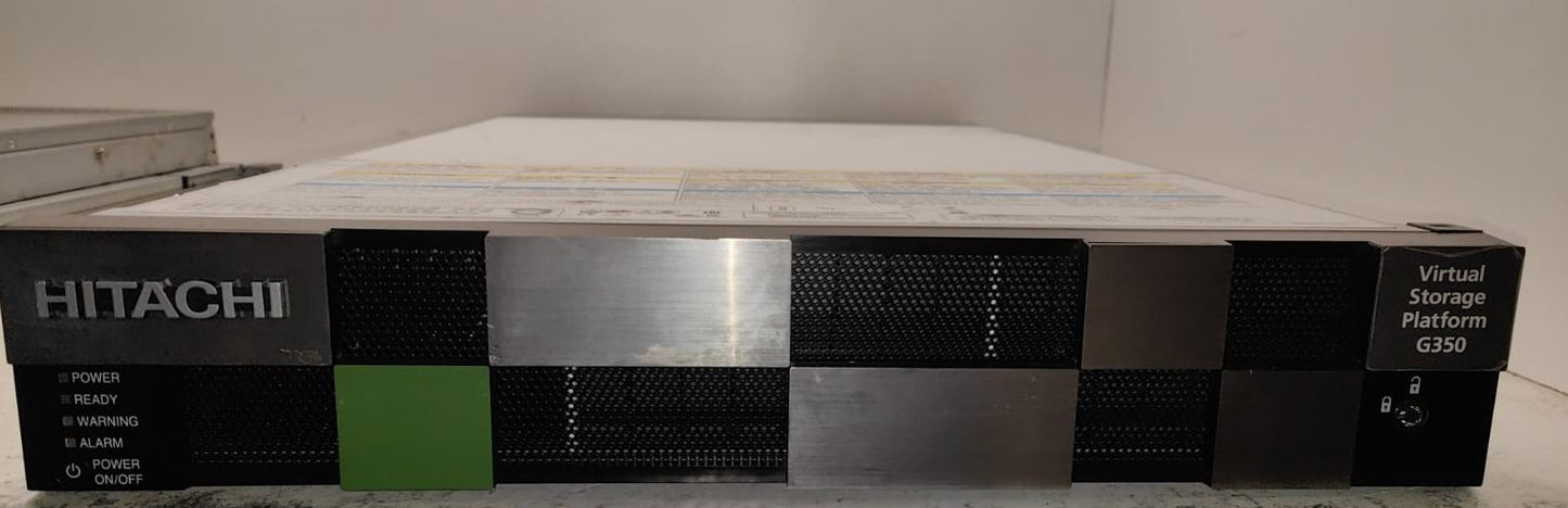 Hitachi VSP G350 SAN Storage System 24-Bay 2RU Virtual Storage Platform NO CONTROLLER 2nd :: Alt () Other //