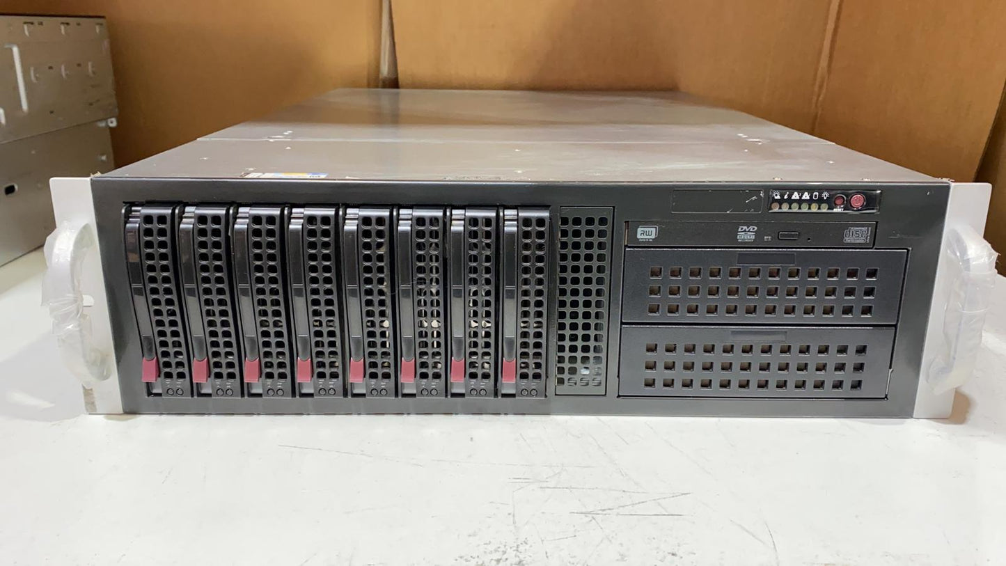 Supermicro 3U 2x E5-2420 Processor Support M/brd X9DAL-i CSE-835 E5-2680v2 24GB Ram 8x 3.5inch LFF Rackmount Server PN: CSE-835 2nd :CSE-835: Alt () Other //