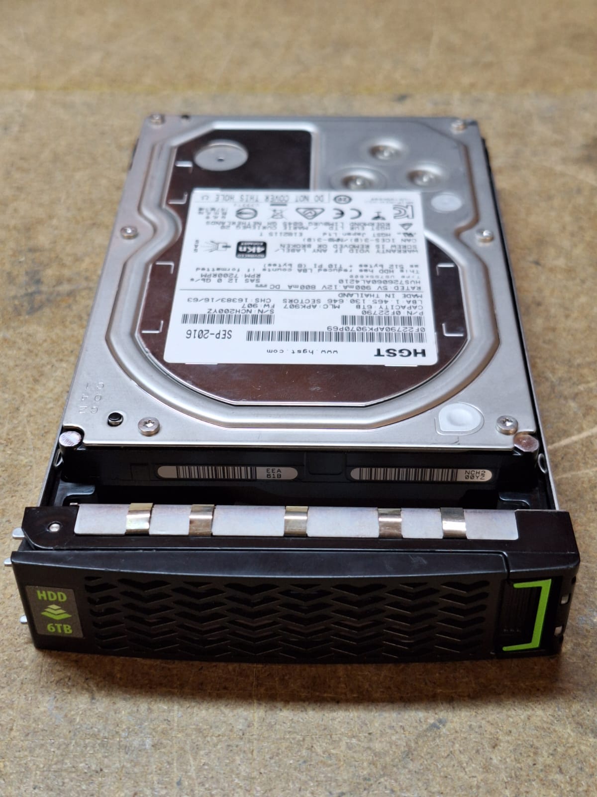 HPE Nimble Q8F05A SP-HDD-6TB-V2 6Tb 7200RPM SAS 3.5" Hard Disk Drive - 2nd :SP-HDD-6TB-V2: Alt (SP-HDD-6TB-V2) Other /HUS726060AL4210 / 0F22790/