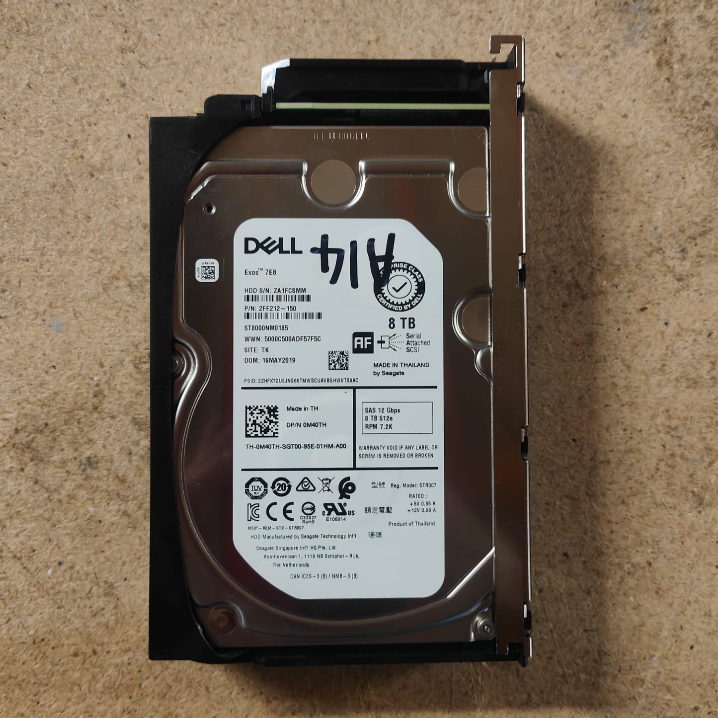 44FFV DELL EMC 8TB SAS (12Gbps) For ME4084 2nd :: Alt () Other //