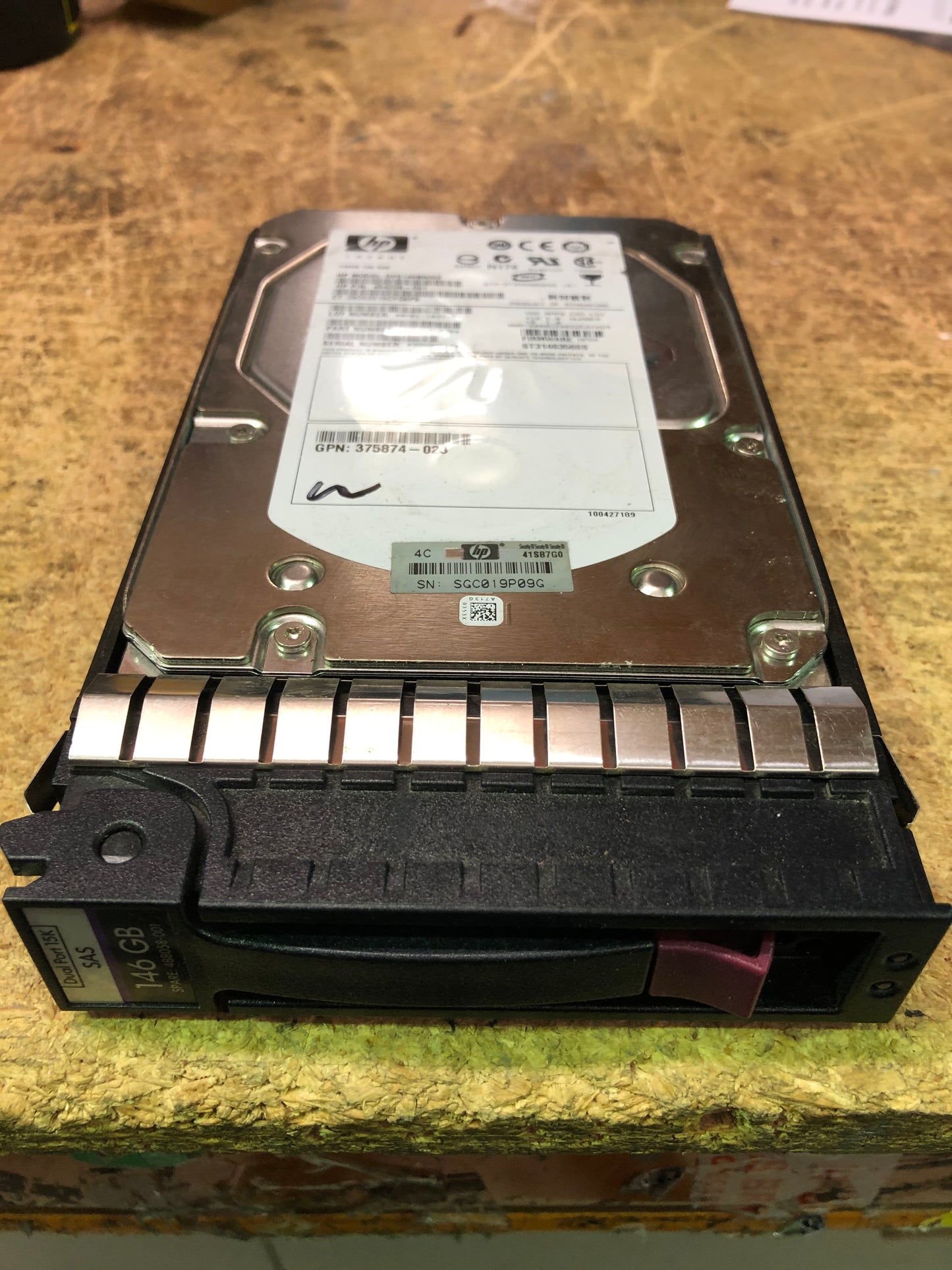 HP 146GB 15K rpm 3.5inch Dual-Port SAS Hard Disk Drive 454228-001 389344-001 488058-001 384854-B21 2nd :384854-B21: Alt () Other //