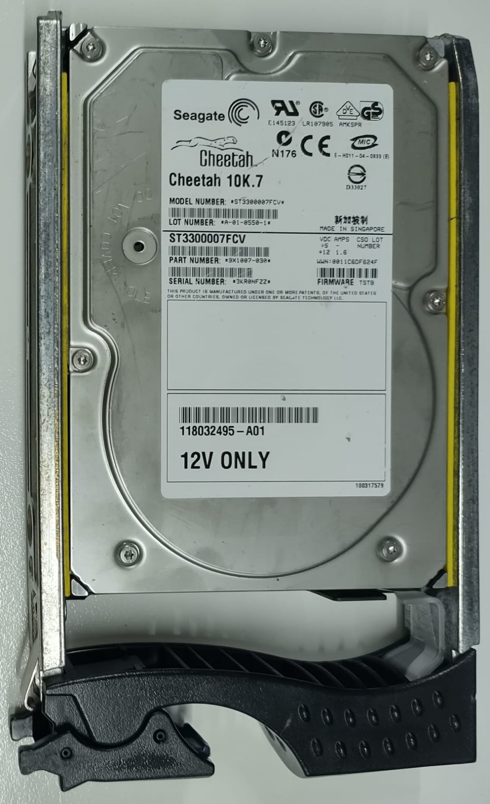 100-880-875 EMC DMX 300GB 10k 2GB FC HDD 2nd :9X1007-030: Alt () Other /ST3300007FCV