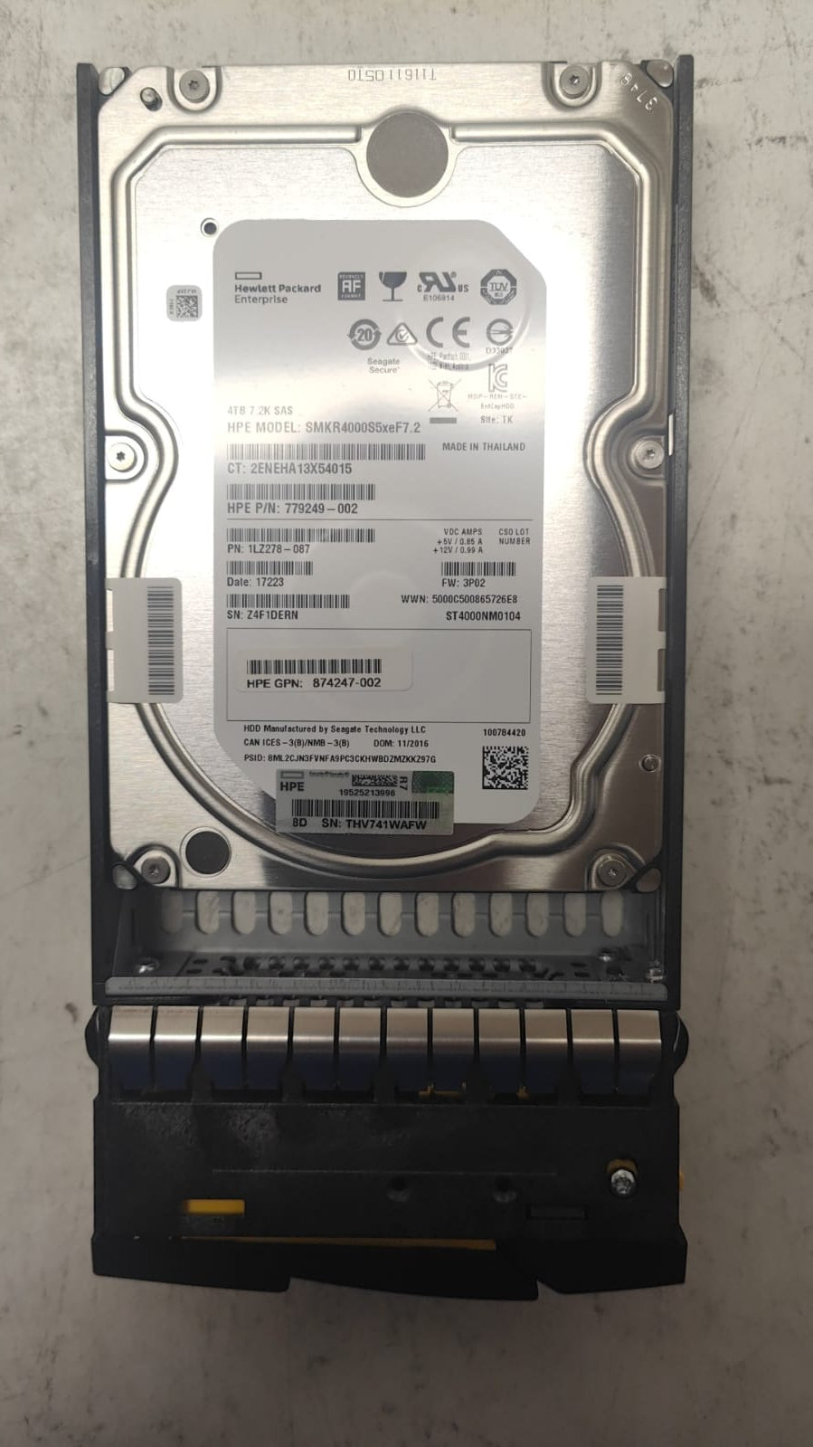 844282-001 HP 3PAR StoreServ 8000 4Tb SAS 7.2K FIPS Encrypted LFF HDD 2nd :1: Alt () Other //