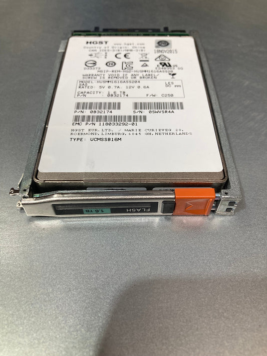 005051156 EMC 1.6TB 7.2K SAS 2.5" 6G SAS Flash HDD