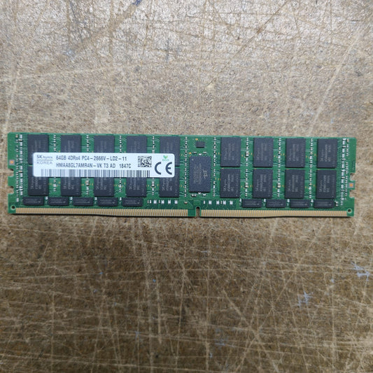 HPE 64GB RAM memory 2Rx4 PC4-2666V Kit PN 815101-B21 2nd :: Alt(850882-001) Other/HMAA8GL7AMR4N-VK/
