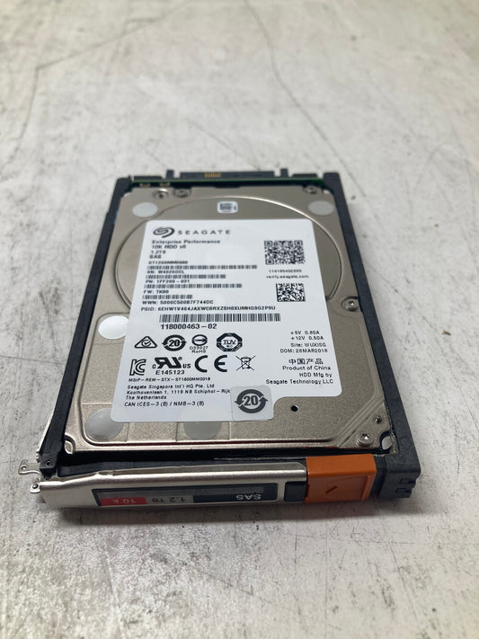 005051368 EMC HDD 1.2TB 10K 2.5" 6Gb SAS SSD 2nd :118000463-02: Alt () Other /ST1200MM0088 1FF200-031/