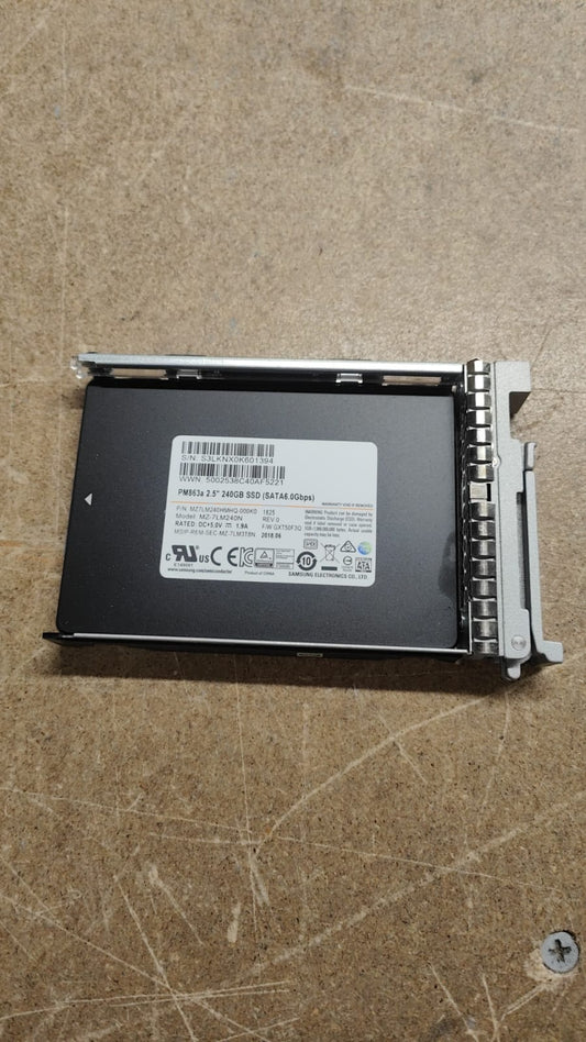 Cisco AIR-SD240GBKS4-EV 240Gb 2.5 SATA 6G SSD Solid State Drive PM863a  2nd :: Alt () Other /MZ7LM240HMHQ-000K0 MZ-7LM240N MSP-REM-SEC-MZ-7LM3T8N/