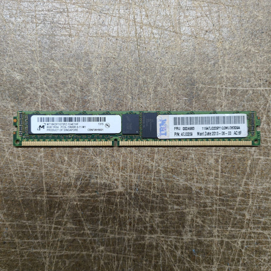 IBM 00D4983 8G (1 X 8GB) 1RX4-PC3L-10600R VLP MEMORY 2nd 47J0209 :: Alt () Other //