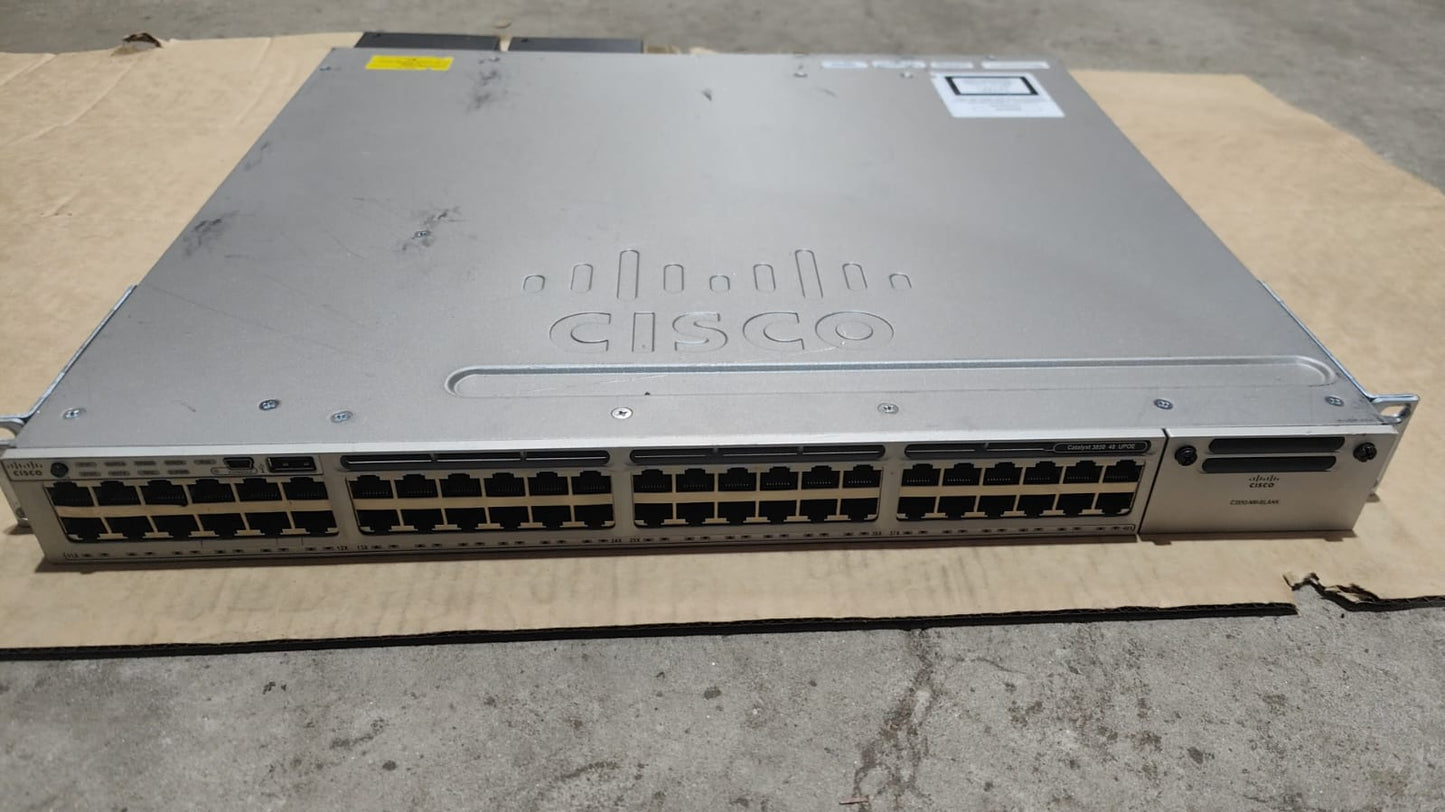 WS-C3850-48U-S Cisco Catalyst 48P 1GbE 800W UPoE Switch 2nd :: Alt () Other //