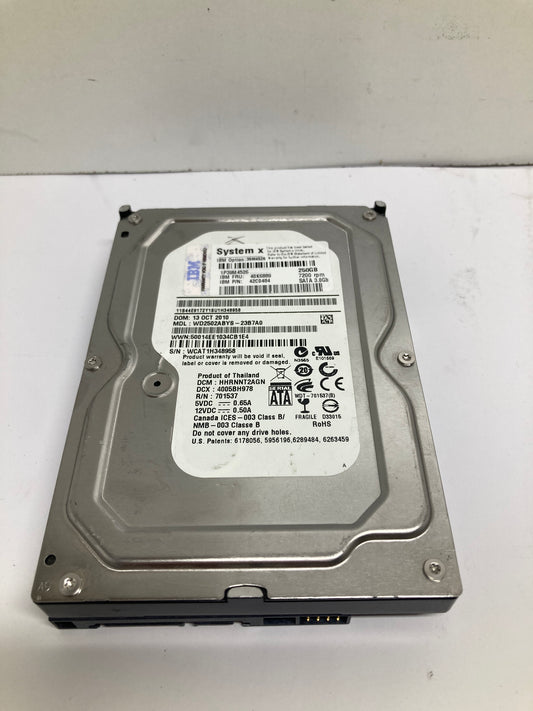 IBM 250GB 7.2K SATA 3G 3.5inch Hard Disk Drive 39M4526 42C0484 40K6889 2nd :40K6889: Alt () Other //