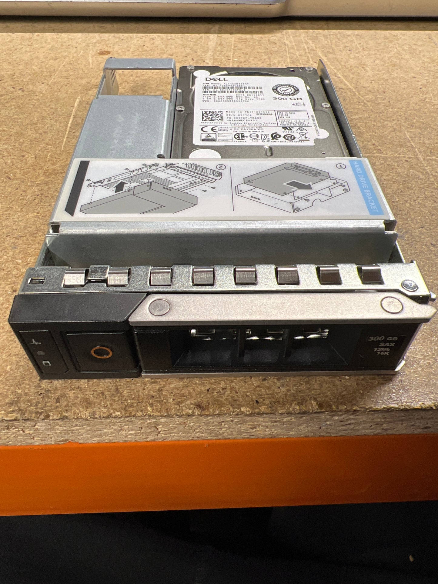 Dell 300GB 15K 12G SAS 2.5 Hard Disk Drive PN: 377CF 2nd:377CF: Alt () Other //