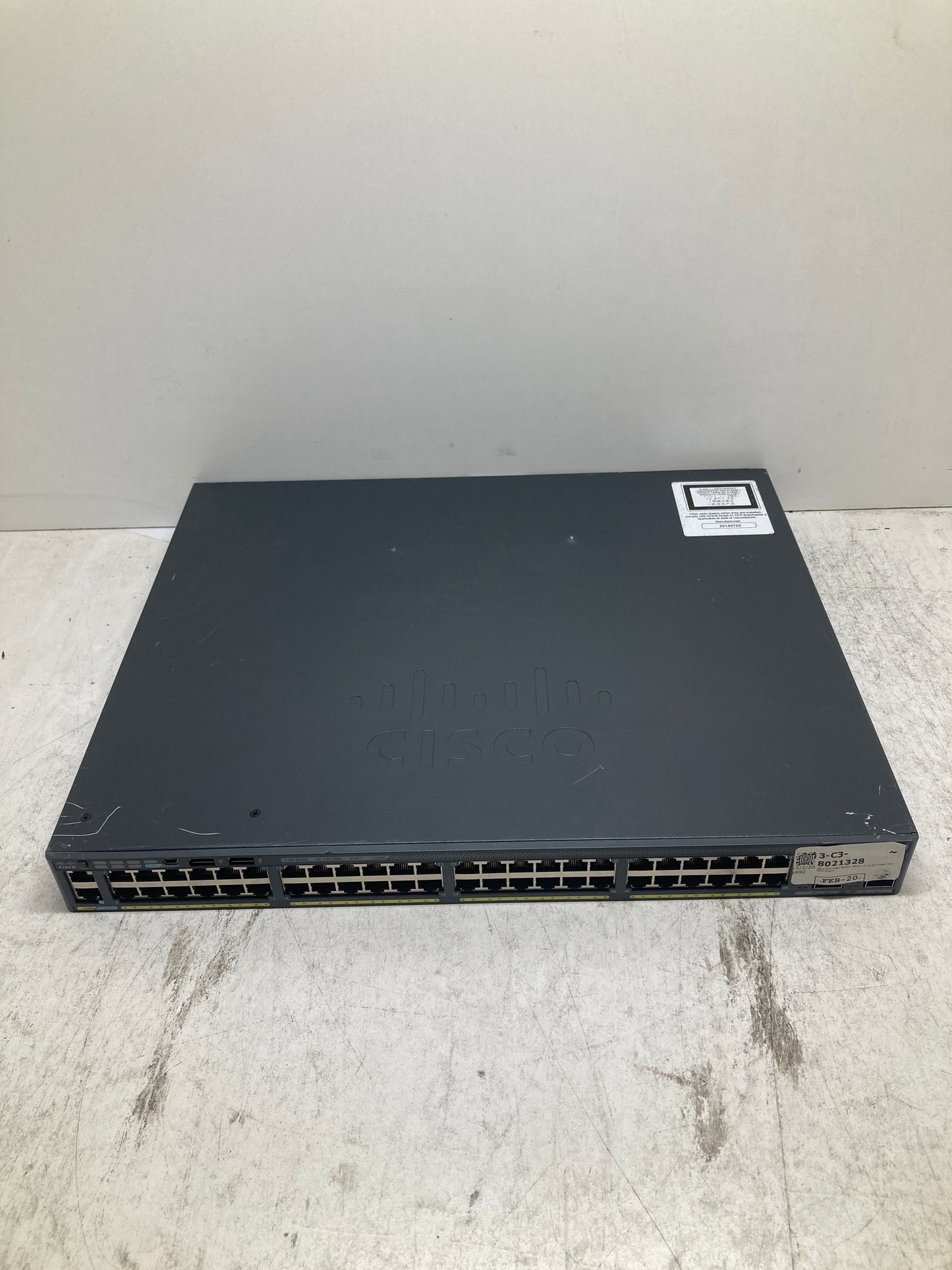 WS-C2960X-48FPS-L Cisco N48-Port PoE+ Gigabit Network Switch 2nd :: Alt () Other //