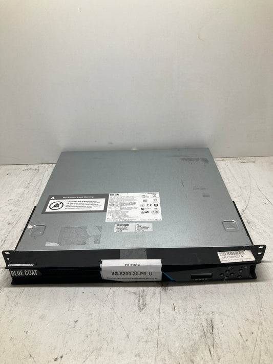 SG-S200-20-PR Bluecoat S200 Network Management Security Appliance 2nd :: Alt () Other /090-03235/