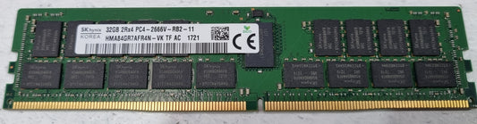 Hynix 32GB DDR4-2666 PC4-21333 / PC4-21300 2666V ECC REG DIMM HMA84GR7AFR4N-VK 2nd :HMA84GR7AFR4N-VK : Alt ) Other //