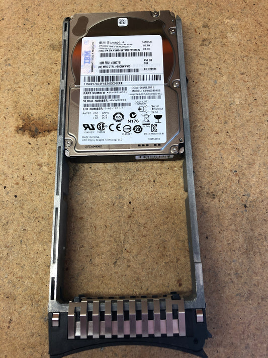 45W7731 IBM Storage 450GB 10K SAS 2.5" for DS8800 2nd :45W7731: Alt (45W7454) Other /ST9450404SS 9PY066-039/