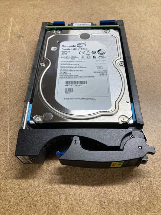 005050744 EMC 3TB SAS 6GB/s LFF 7.2K RPM HDD