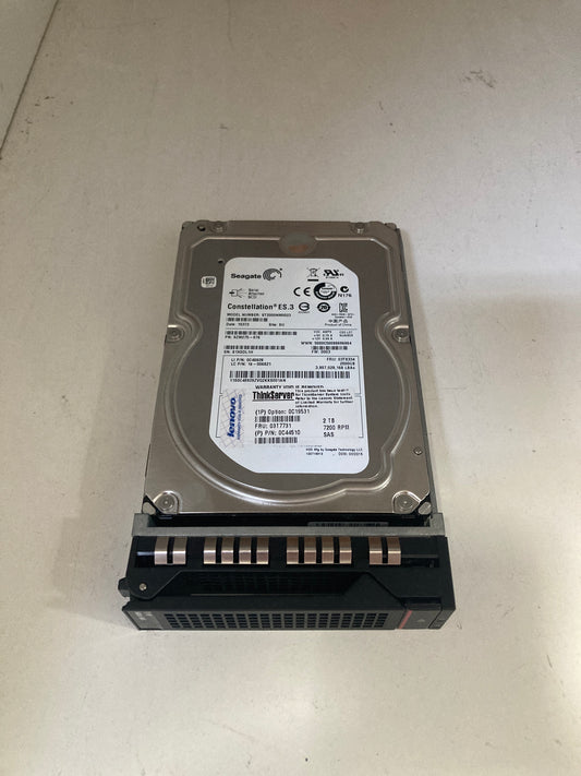 03T7731 Lenovo 2TB 7.2K SAS 3.5" 6GBPs T-SERVER HDD 2nd :0C44510: Alt () Other //