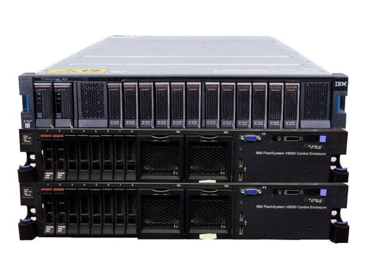 IBM FlashSystem V9000 Inc. 2x IBM Control Enclosure PN: 9848AC2 1x IBM Storage Enclosure PN: 9848AE2 w/12x 2.9TB Microlatency Flash Module PN: 00DJ363 2x Battery Module PN: 00DH517, 12 x 2.9TB 00DJ363 2nd:: Alt () Other //