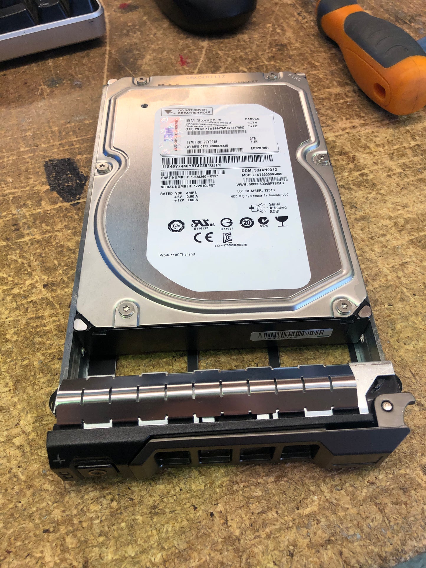 Seagate 3TB 7.2K SAS 3.5" Hard Disk Drive ST33000650SS 2nd :ST33000650SS: Alt () Other /ex IBM 99Y0918 45W9944 and have been converted. DO NOT CONVERT ANY MORE PLEASE!!! BG /