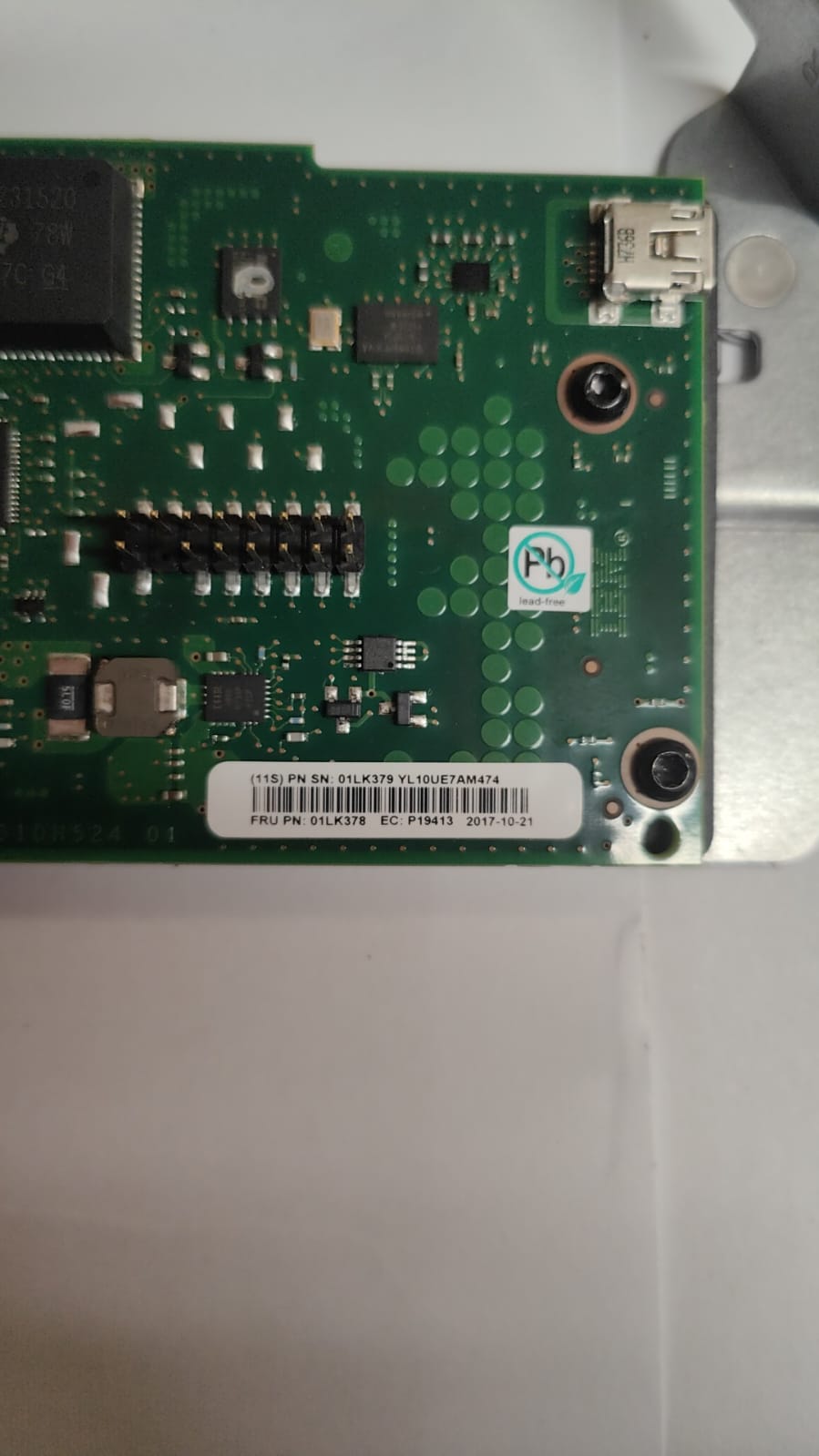 IBM 01LK378 6Gb PCIe3 x8 SAS Controller 2U 2nd :: Alt () Other //