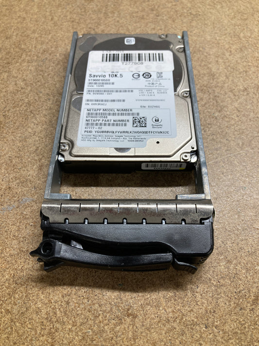 47777-02 NetApp E-Series 600GB 10K 2.5" SAS Hard Drive 2nd :ST9600105SS: Alt () Other /9VW066-041/