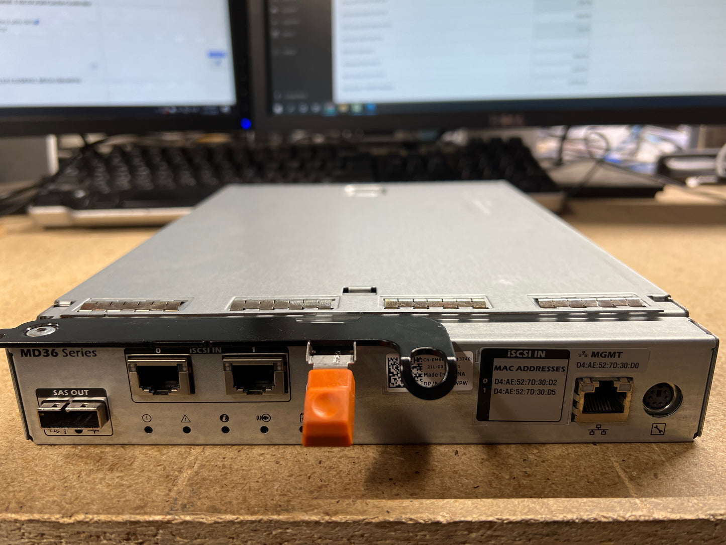 Dell M6WPW PowerVault MD3600I MD3620i Dual Port 10GB ISCI Storage Controller Module 2nd :: Alt () Other //