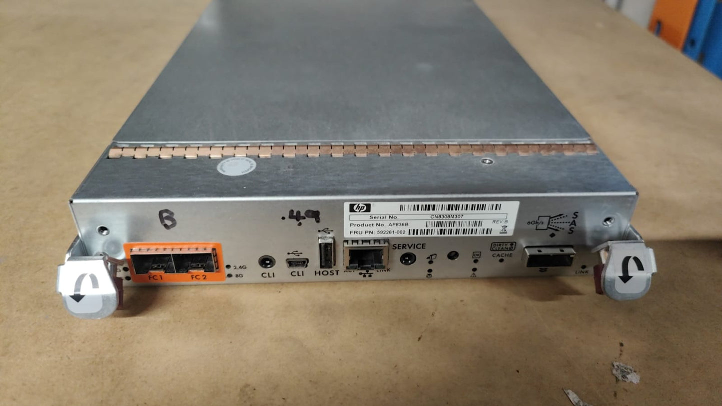 HP AP836B P2000 G3 MSA Fibre Channel Controller 592261-002