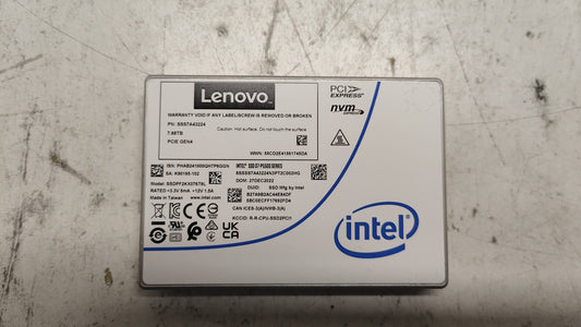 New SSS7A43224 Lenovo Thinksystem (INTEL SSDPF2KX076T9L) 7.68TB NVMe SSD2 Hard Disk Drive 2nd :: Alt () Other /SSS7A43224/