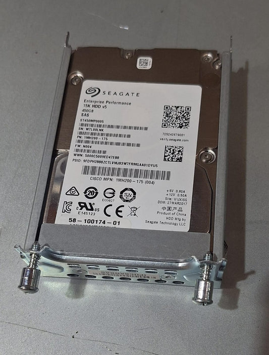 CISCO UCS-HD450G15K12G 450GB 15K SAS HDD SFF 2.5" hard drive disk 2nd :: Alt () Other /1MH200-175 ST450MP0005/